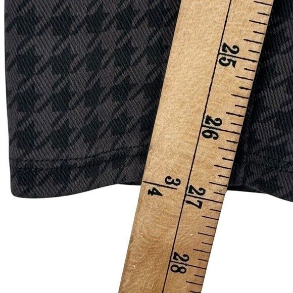 Spanx Women's Gray Houndstooth Jean-ish Ankle Leggings size Small - Picture 8 of 12